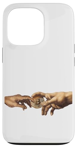 Bitcoin die Hand Gottes Christentum Bibel Michelangelo Hülle für iPhone 13 Pro von Bitcoin fixes this Krypto Währung Geld Hodl Hold