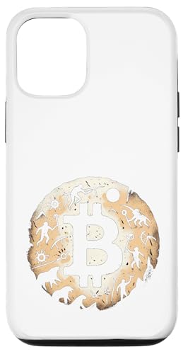 Hülle für iPhone 12/12 Pro Bitcoin Logo Geschichte Steinzeit von Bitcoin fixes this Krypto Währung Geld Hodl Hold