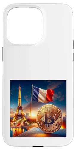 Hülle für iPhone 15 Pro Max Bitcoin Frankreich Paris Eiffelturm Französisch von Bitcoin fixes this Krypto Währung Geld Hodl Hold