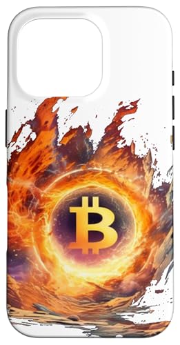 Hülle für iPhone 16 Pro Bitcoin Feuer Universum All von Bitcoin fixes this Krypto Währung Geld Hodl Hold