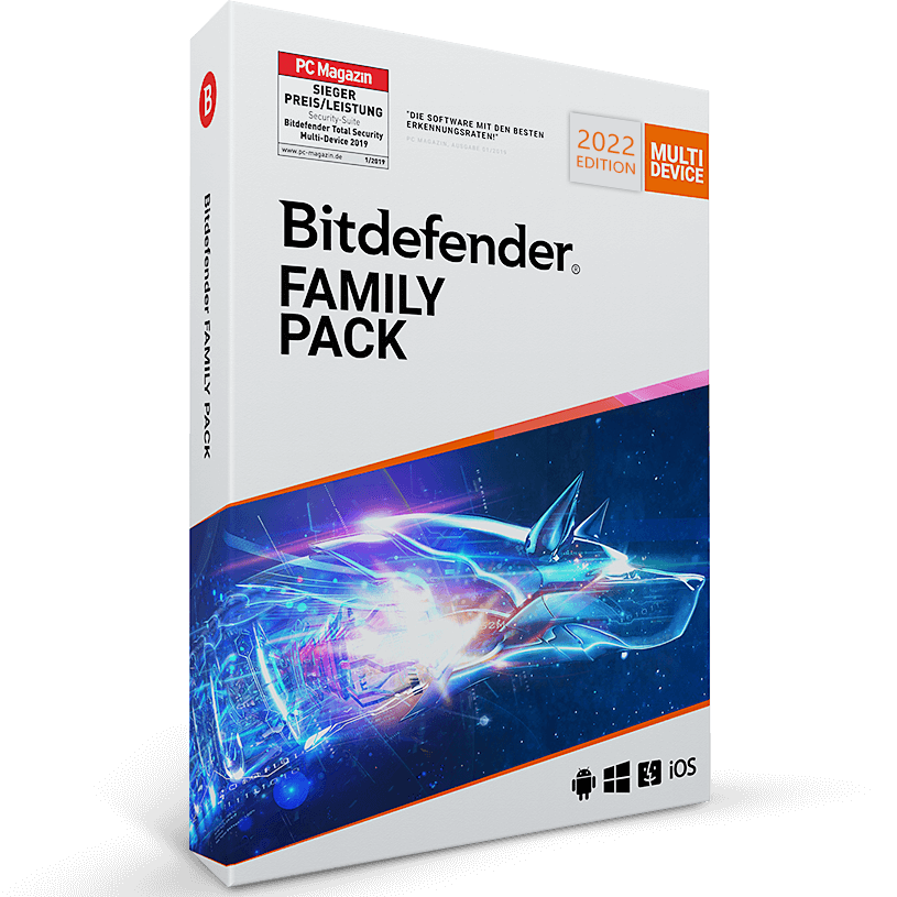 Bitdefender Family Pack (15 Devices - 1 Year) EU ESD von Bitdefender