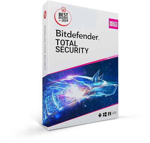 Bitdefender Total Security Aktivierungscode für PC/Mac, 5 Geräte, 2 Jahre von Bitdefender