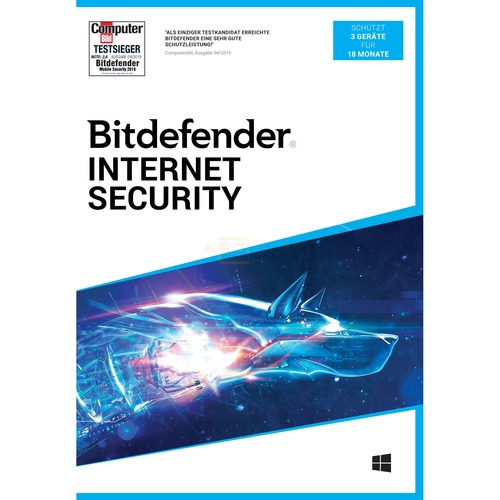 Internet Security  ESD   3 PC 18 Monate ( Download ) von Bitdefender