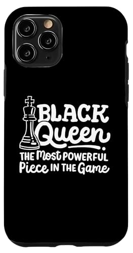 Hülle für iPhone 11 Pro Black Queen ist die mächtigste Schachfigur der afroamerikanischen Frauen von Black History Month African American Pride Gifts