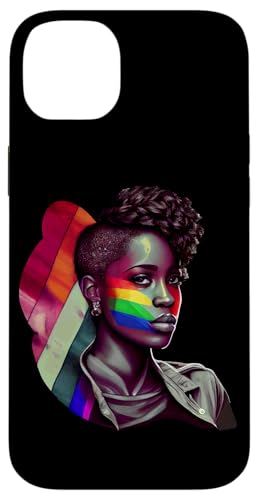 Hülle für iPhone 14 Plus Schöne schwarze Frau LGBT-Kunst Afroamerikanerin von Black History Month Afro Queen and King Apparel