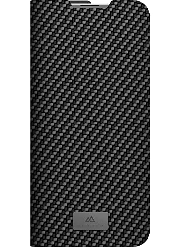 Black Rock - Booklet Hülle Flex Carbon Passend für Samsung Galaxy S23 5G I Handyhülle, Standfunktion, Magnet Verschluss, Cover (Schwarz) von Black Rock