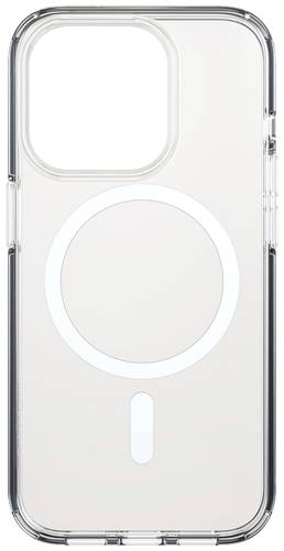 Black Rock Mag Clear Case Backcover Apple iPhone 15 Pro Transparent MagSafe kompatibel, Stoßfest von Black Rock