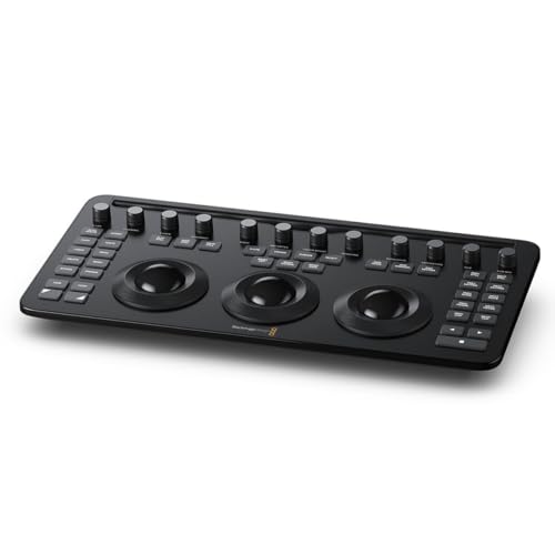 Blackmagic Design Davinci Resolve Micro Color Panel mit Tastatur-Beschriftung in Englischer Sprache von Blackmagic Design