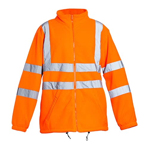 Blackrock Warnschutz-Fleecejacke, Orange, für Herren und Damen, strapazierfähig, warm, Anti-Pilling, hohe Sichtbarkeit, reflektierende Sicherheitskleidung, vollständig EN-zertifiziert – 2XL Blackrock Warnschutz-Fleecejacke, Orange, für Herren und Damen, strapazierfähig, warm, Anti-Pilling, hohe Sichtbarkeit, reflektierende Sicherheitskleidung, vollständig EN-zertifiziert – 2XL von Blackrock
