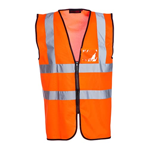 Blackrock Warnschutzweste, Orange, ärmellos, EN-zertifiziert, Größe 6XL von Blackrock