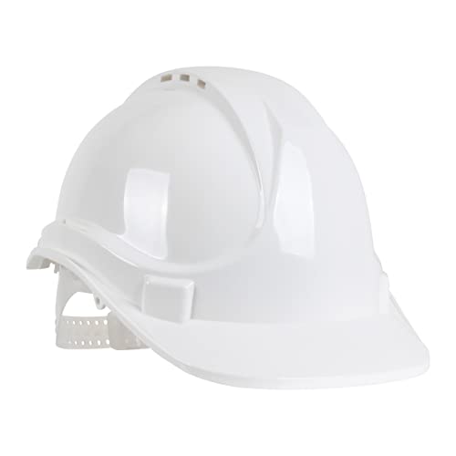 Blackrock Weißer Schutzhelm, Schutzhelm, Bauschutzhelme, PSA, Bauhelm, Herren Damen Kinder Multiposition 6-Punkt verstellbar, Bauarbeiter, Arbeitssicherheitsausrüstung Blackrock Weißer Schutzhelm, Schutzhelm, Bauschutzhelme, PSA, Bauhelm, Herren Damen Kinder Multiposition 6-Punkt verstellbar, Bauarbeiter, Arbeitssicherheitsausrüstung von Blackrock