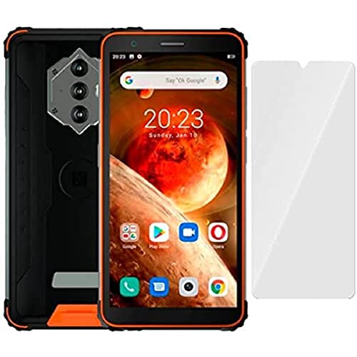 Blackview BV6600, DUAL SIM 64 GB Black Orange, Outdoor Smartphone, schwarz/orange von Blackview