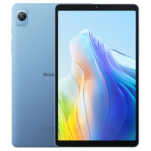 Blackview Tab 60 - Dünnes, Leichtes Tablet mit Touchscreen - 8,68“ Display - 4 GB RAM + 128 GB ROM - Unisoc T606-5 MP + 8 MP Kameras - 6050 mAh Akku - Blau von Blackview