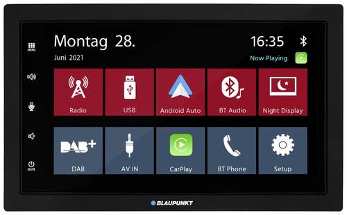 Blaupunkt Mannheim 600 DAB Doppel-DIN Moniceiver Android Auto™, Anschluss für Lenkradfernbedienun von Blaupunkt