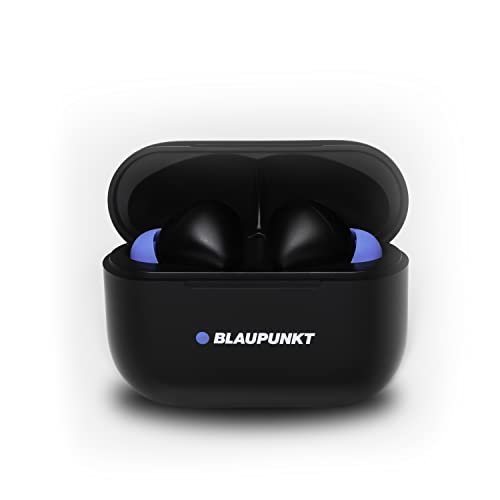 Blaupunkt TWS 20 In-Ear Kopfhörer mit True Wireless Stereo - Bluetooth Kopfhörer mit Touch-Control-Technologie, ideal geeignet für Sport, Perfekter Halt, USB-C Anschluss, mit Ladeschale, schwarz von Blaupunkt