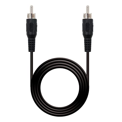 Blendend Audiokabel mit Cinch-Stecker auf Cinch-Stecker, Länge 5,0 m, ideal für Audio-Verbindungen zwischen Audiogeräten. von Blendend