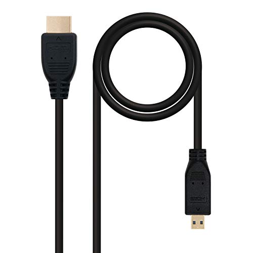 Blendend Hochgeschwindigkeits-Micro-HDMI-Kabel V1.4 mit Ethernet (HEC), A-Stecker auf D-Stecker, Länge 0,8 m, ideal für den Anschluss von tragbaren Geräten an HD-Bildschirme. von Blendend