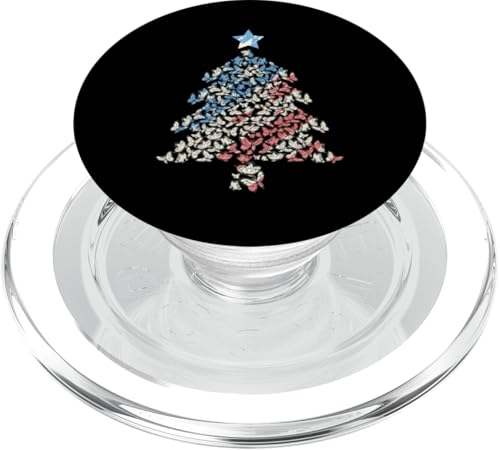 Christian Merry Christmas Cottagecore Butterfly Aesthetic PopSockets PopGrip für MagSafe von Blissful Butterfly Party Favors and Party Supplies