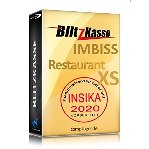 Kassensoftware für Schnellgastronomie/Imbiss BlitzKasse RestaurantS (bis 25 Tische), GDPdU GoBD von BlitzKasse