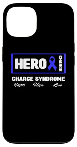 Hülle für iPhone 13 Charge Syndrome Hero Shirt - Bewusstsein für das Charge-Syndrom von Blue Charge Syndrome Awareness Apparel.