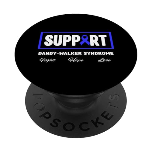 Blue Ribbon Shirt – Unterstützung Dandy-Walker-Syndrom Bewusstsein PopSockets Klebender PopGrip von Blue Dandy-Walker Syndrome Awareness Apparel.