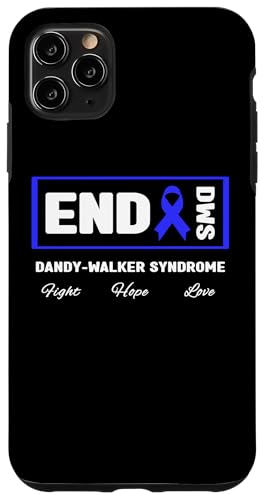 Hülle für iPhone 11 Pro Max Blaues Ribbon Shirt - Beenden Sie das Bewusstsein für das Dandy-Walker-Syndrom von Blue Dandy-Walker Syndrome Awareness Apparel.