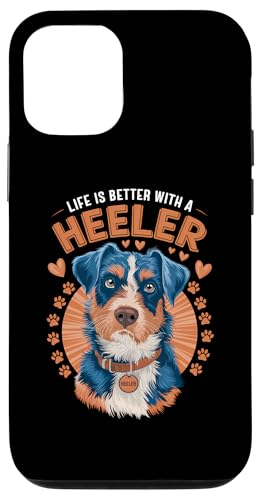 Hülle für iPhone 12/12 Pro Australian Cattle Dog Heeler Arbeitshund Blue Heeler Lovey Mom von Blue Heeler Dog Shirt and Heeler Mom Shirt Designs