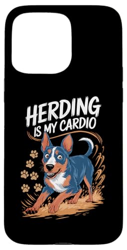 Hülle für iPhone 15 Pro Max Cattle Dog Blue Heeler Lovey Arbeitshund Australian Herding Dad von Blue Heeler Dog Shirt and Heeler Mom Shirt Designs