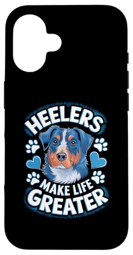 Hülle für iPhone 16 Hütehund Blue Heeler Lovey Australian Cattle Work Dog Dad von Blue Heeler Dog Shirt and Heeler Mom Shirt Designs