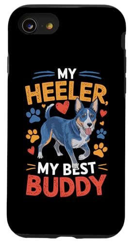 Hülle für iPhone SE (2020) / 7 / 8 Hütehund Heeler Blue Heeler Australian Cattle Work Lovey von Blue Heeler Dog Shirt and Heeler Mom Shirt Designs