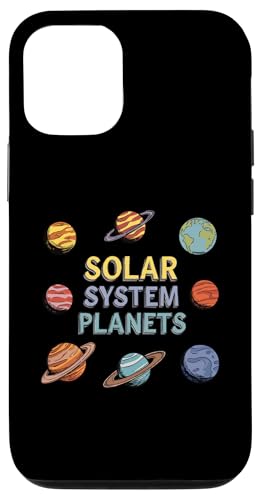 Hülle für iPhone 12/12 Pro Sonnensystem Planeten Weltraum Merkur Venus Erde Mars Jupiter von Blue Sailor Gifts