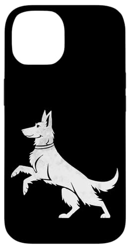 Hülle für iPhone 14 Schäferhund-Silhouette, Mutter, Vater, Hund, Haustierliebhaber von Blue Sailor Gifts