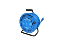BLUE ELECTRIC Kabeltrommel - 40M - PlusLine Fast core - u/pillesikring 3x1,5 mm2 Neopren von BlueElectric