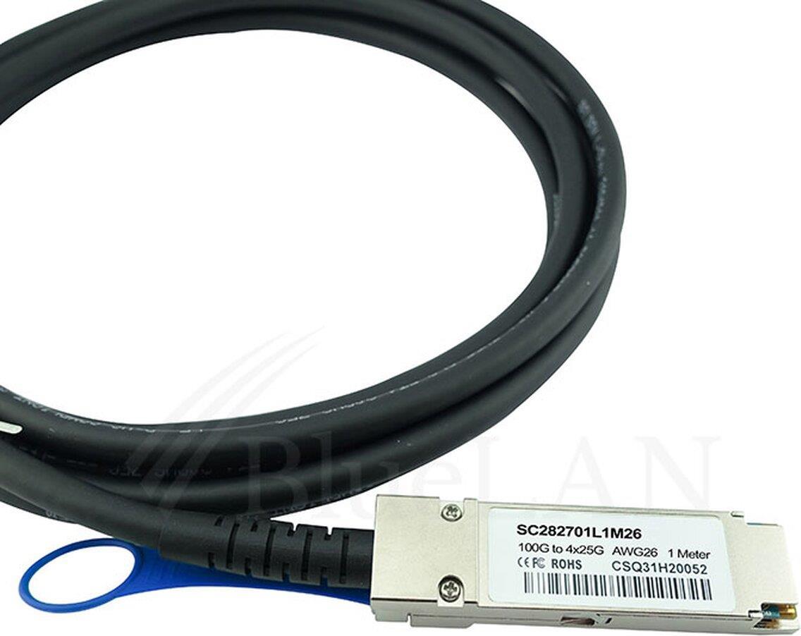 BlueOptics 470-ABQB-BL InfiniBand-Kabel 3 m QSFP28 4xSFP28 Schwarz (470-ABQB-BL) von BlueOptics