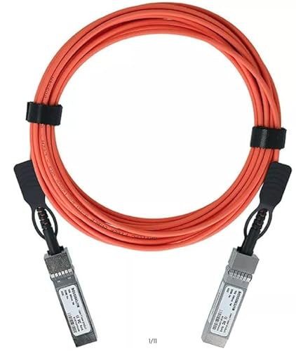 BlueOptics Kompatibles Barox AC-SFP+-VKMM-20M SFP Aktives Optisches Kabel (AOC), 10GBASE-SR, Ethernet, Infiniband, 20 Meter (AC-SFP+-VKMM-20M-BO) Marke von BlueOptics