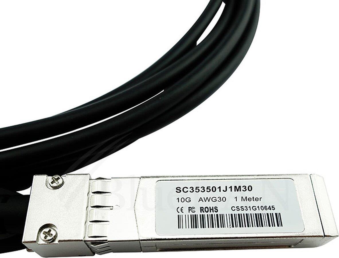 BlueOptics SFP-10G-DAC-0.5M-F1 Netzwerkkabel Schwarz 0,5 m (SFP-10G-DAC-0.5M-F1-BL) von BlueOptics