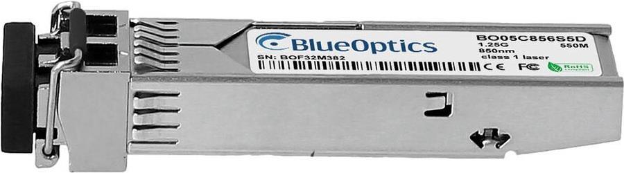 Kompatibler Extreme Networks 10051 BlueOptics� BO05C856S5D SFP Transceiver, LC-Duplex, 1000BASE-SX, Multimode Fiber, 850nm, 550M, DDM, 0�C/+70�C (10051-BO) von BlueOptics