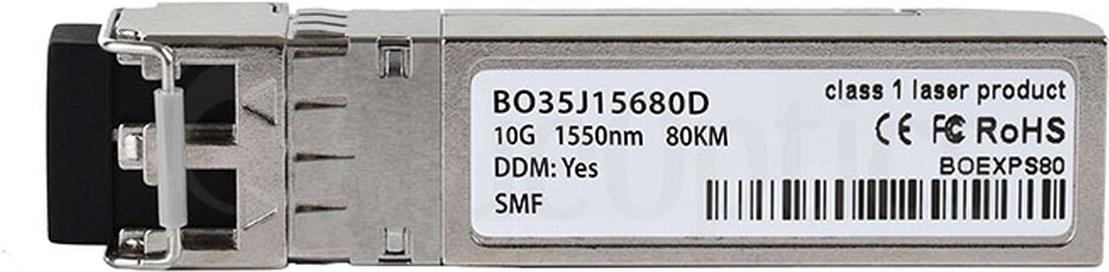 Kompatibler Juniper 740-045928 BlueOptics SFP+ Transceiver, LC-Duplex, 10GBASE-ZR, Singlemode Fiber, 1550nm, 80KM, DDM, 0°C/+70°C (740-045928-BO) von BlueOptics