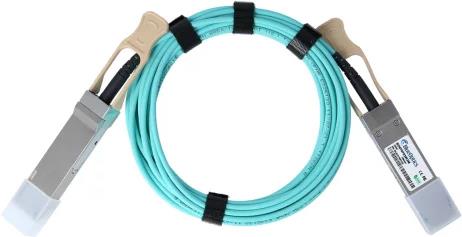 Kompatibles HPE P08226-001 QSFP56 BlueOptics Aktives Optisches Kabel (AOC), 200GBASE-SR4, Ethernet, Infiniband, 3 Meter (P08226-001-BO) von BlueOptics