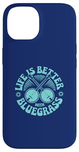 Life Is Better With Bluegrass Retro Banjo Lover Music Hülle für iPhone 14 von BluegrassGarage - Bluegrass Music Vintage Fan Tees