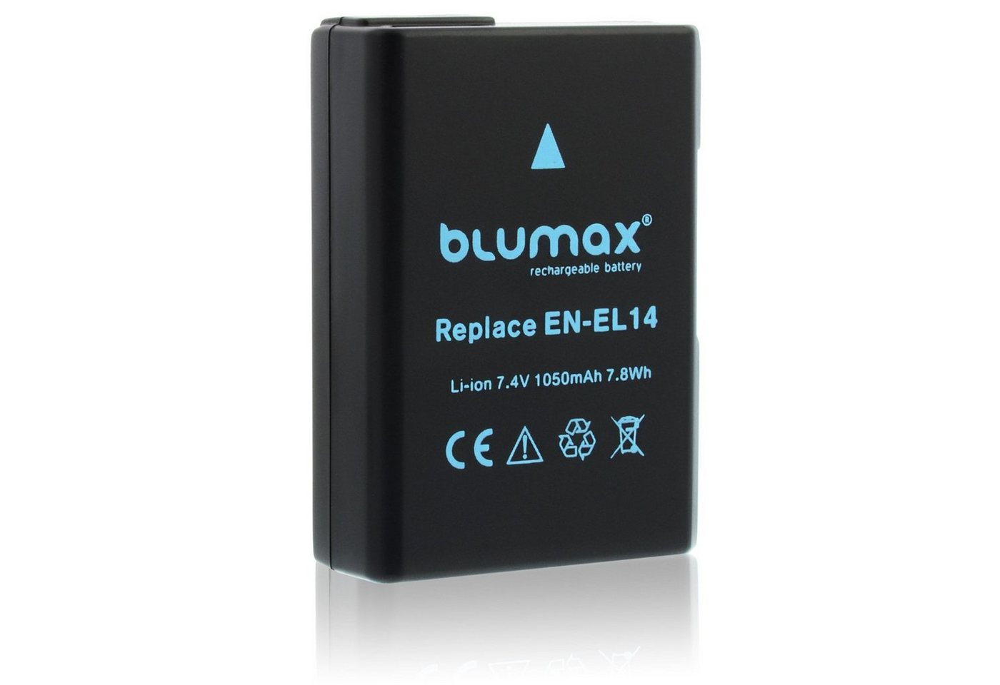Blumax Akku passend für Nikon EN-EL14 1050 mAh (7,4V) Kamera-Akku von Blumax