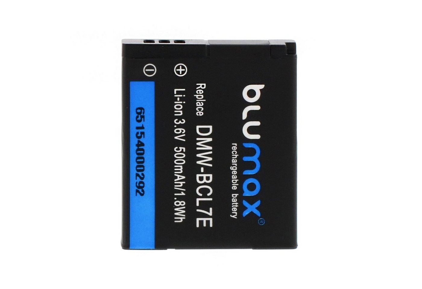 Blumax Akku passend für Panasonic DMW-BCL7 500 mAh (3,6V) Kamera-Akku von Blumax