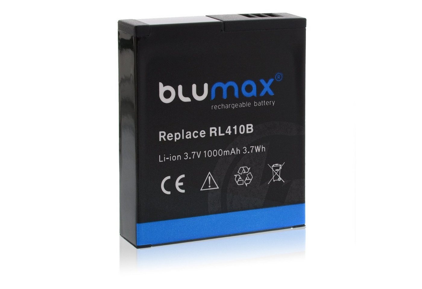 Blumax Akku passend für Rollei RL410B 1000 mAh Kamera-Akku von Blumax