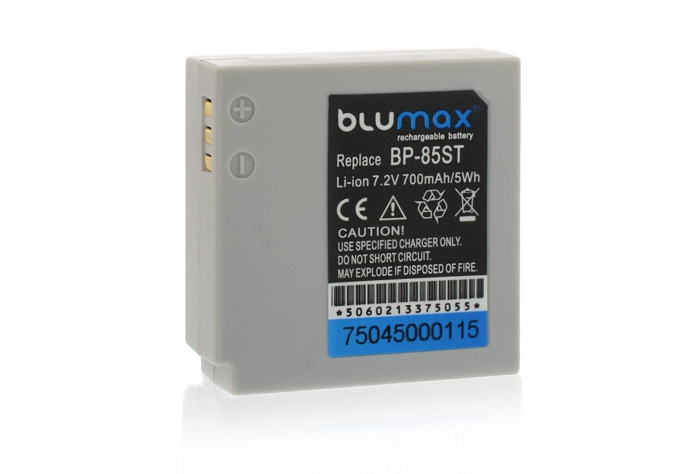 Blumax Akku passend für Samsung IA-BP85sT 700 mAh (3,7V) Kamera-Akku von Blumax