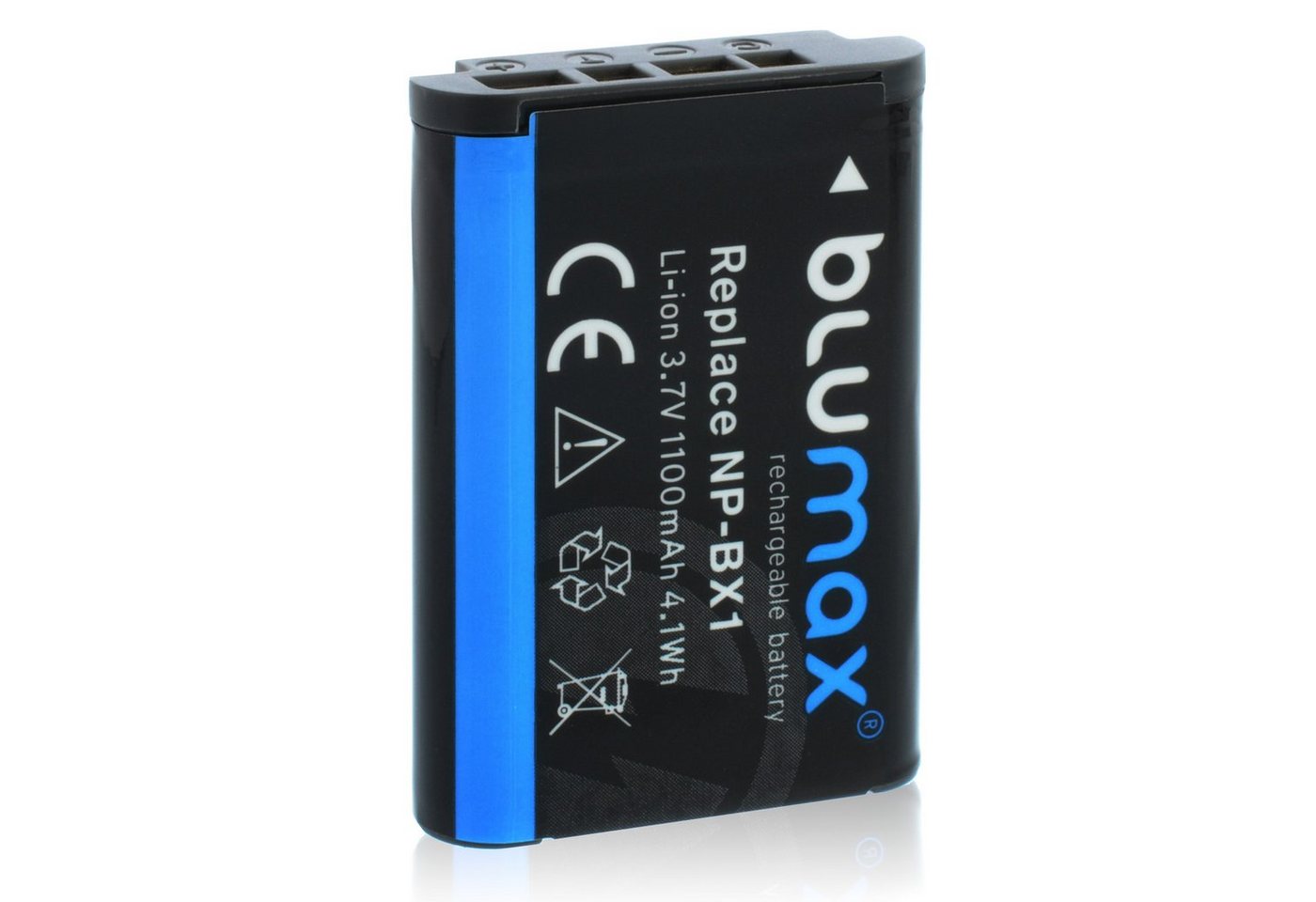 Blumax Akku passend für Sony NP-BX1 1100 mAh (3,6V) Kamera-Akku von Blumax