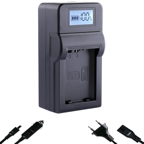 blumax Speed Charger für Sony NP-FW50 Akkus – Ladegerät ist Kompatibel mit Sony Alpha 7 II 7R 7S II 6400 6500 / NEX-F3 NEX-7 / DSC-RX10 IV/ZV-E10 von Blumax