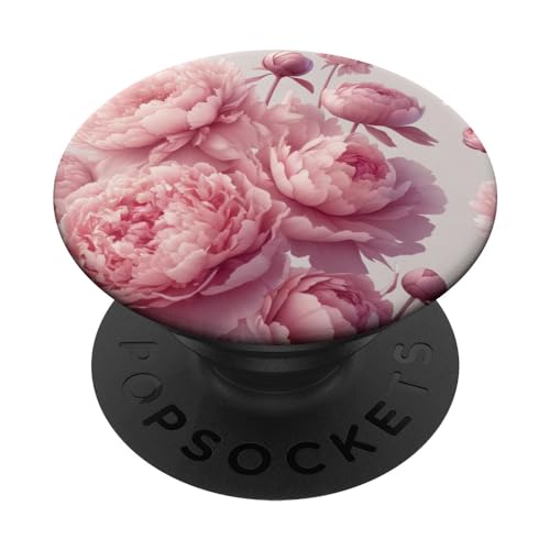 Pfingstrose Aquarell Wildblumenmuster Rosen Blumen Design PopSockets mit austauschbarem PopGrip von Blumen Wildblumen filigran Rosen Tulpen Flower