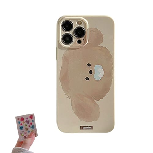 BnMvF für iPhone Case Cute, Girl Heart Casely für iPhone, für iPhone Case All-Inclusive, Schützen Sie die Kamera, Anti-Rutsch-Seiten (Für iPhone 14 Pro,B) von BnMvF