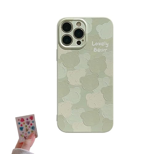 BnMvF für iPhone Case Cute, Girl Heart Casely für iPhone, für iPhone Case All-Inclusive, Schützen Sie die Kamera, Anti-Rutsch-Seiten (Für iPhone 14 Pro,G) von BnMvF