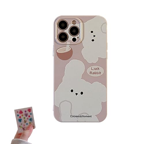 BnMvF für iPhone Case Cute, Girl Heart Casely für iPhone, für iPhone Case All-Inclusive, Schützen Sie die Kamera, Anti-Rutsch-Seiten (Für iPhone 16 Plus,L) von BnMvF